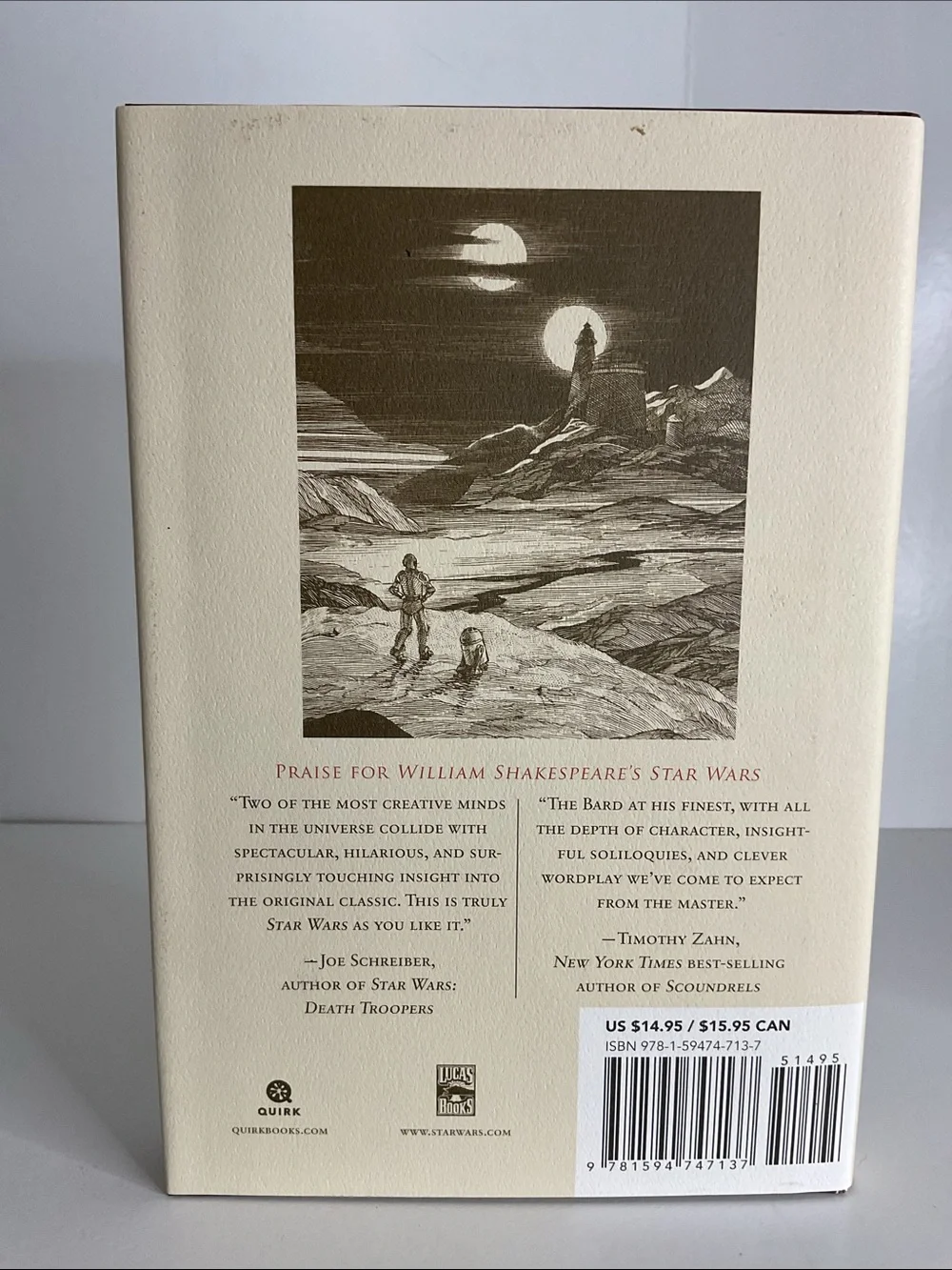 Star Wars in the style of William Shakespeare original 3 book set Ian Doescher